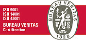 Bureau Veritas Certification: ISO 9001, ISO 14001, ISO 45001